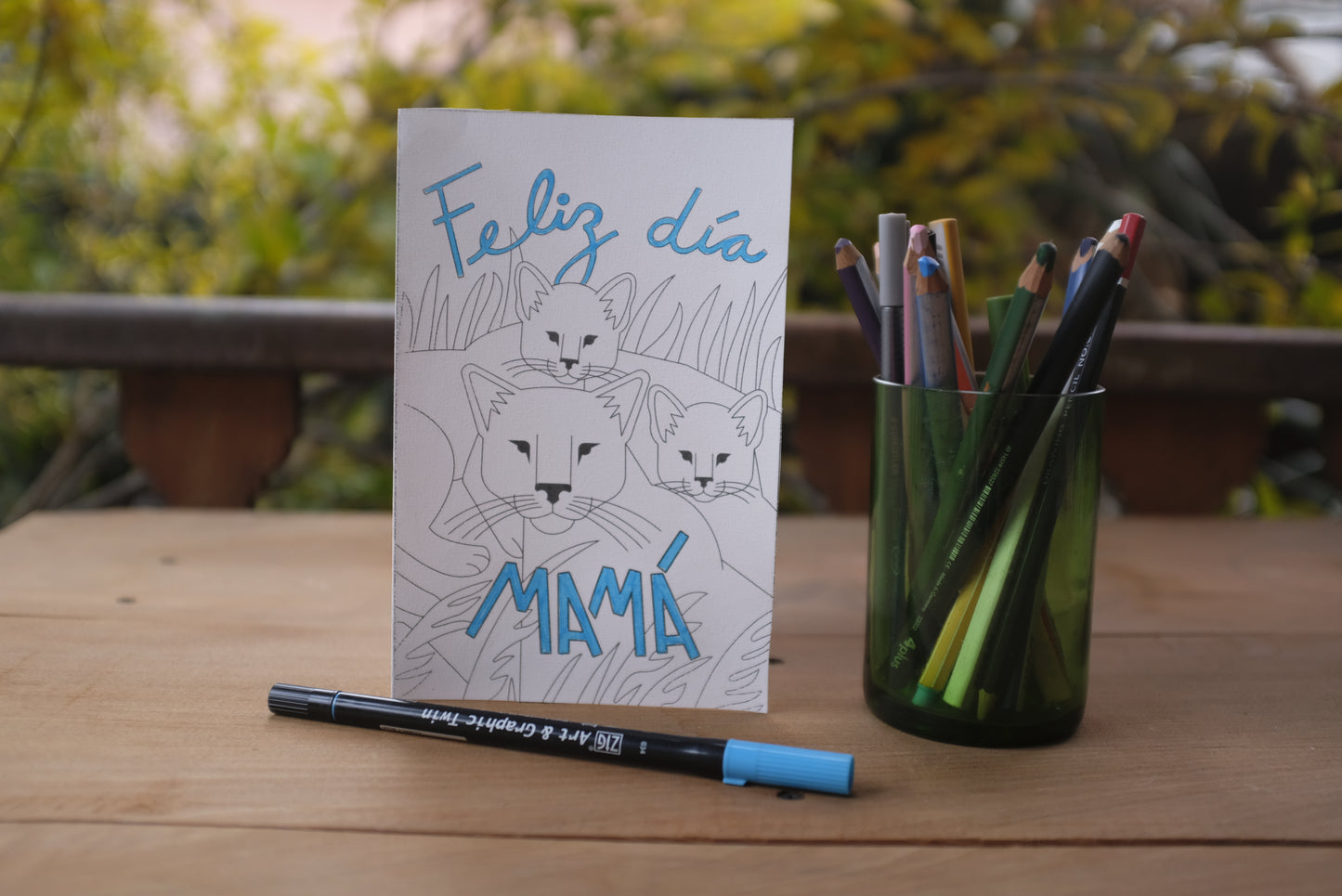 Tarjeta descargable Día de la Madre 2025