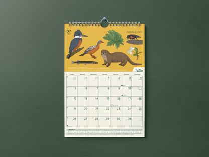 PREVENTA | Calendario 2027 ilustrado de Ecosistemas de Chile | Salvaje
