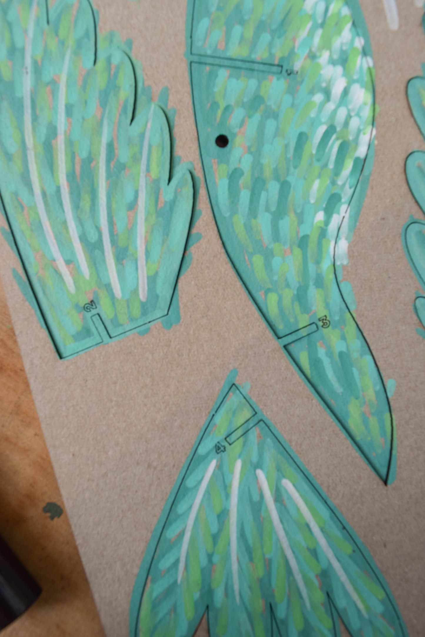 Picaflor para pintar y armar