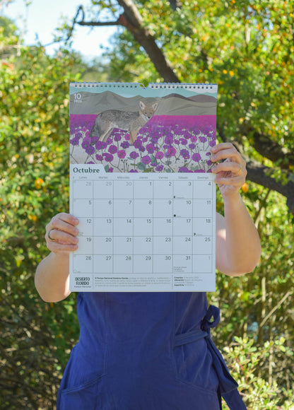 Calendario 2026 ilustrado de Parques Nacionales de Chile | Salvaje